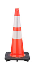 28 Inch Slim Line Traffic Safety Cones