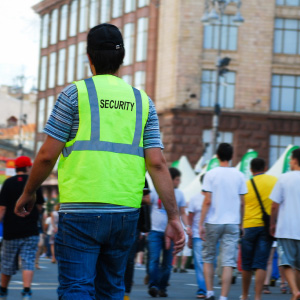 Event staff high visibility vests