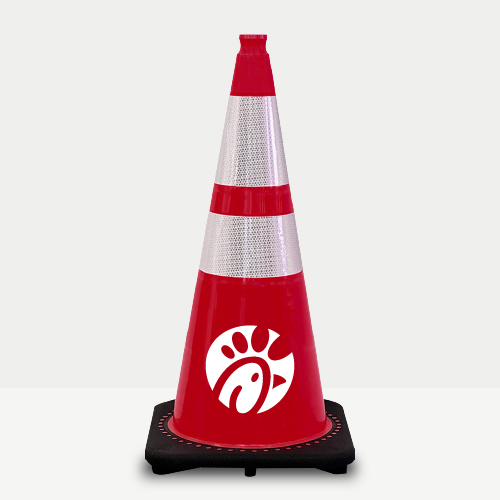 Traffic Cones for Less custom artwork - 2
