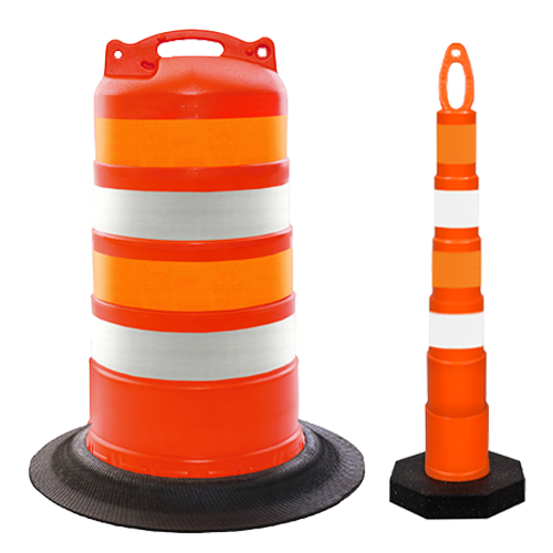 Channelizers and drums from Traffic Cones For Less