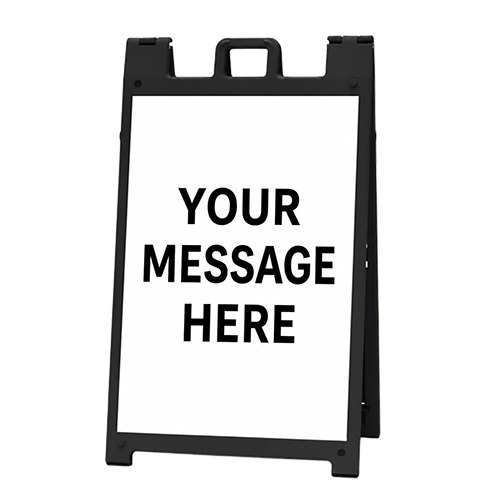 Signicade A-frame sidewalk sign from Traffic Cones For Less