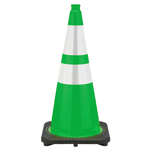 28 inch kelly green traffic cone from Traffic Cones For Less