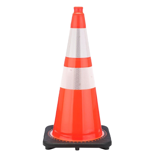 28 inch orange traffic cone from Traffic Cones For Less
